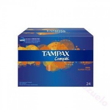 Tampax Compak Tampón 100%...